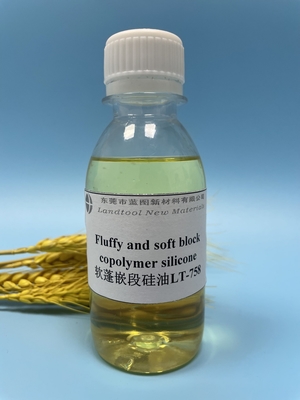 Chất làm mềm cation màu vàng nhạt cho ngành dệt, chất đồng trùng hợp khối 6.0-6.5 PH