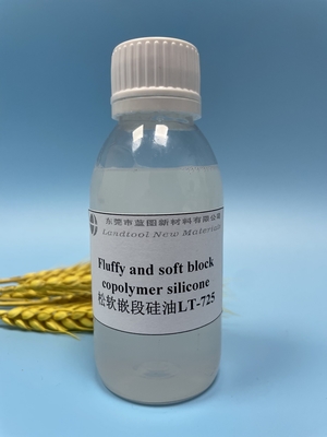 Fluffy Soft Block Copolymer Nhũ tương silicon Cation yếu với nồng độ cao