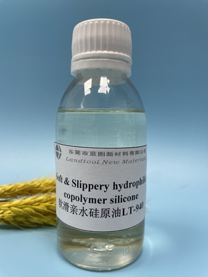90% Nội dung hoạt tính Chất làm mềm silicone hút nước cho vải dệt kim